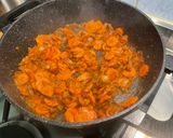 Une image de l'étape 14 de Curry de légumes sautés au gingembre et coriandre.