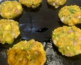 A picture of step 3 of Raw Banana Tikki with sprouts.