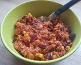 Gluténmentes pikáns chilis bab recept fázis 3 fotója