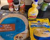 My daughters air fried cheesy crispy tortilla wrap recipe step 1 photo