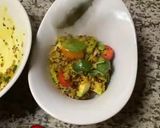 Une image de l'étape 5 de 🍋Salade 🥗 estivale 🍒quinoa 🌶️fève fraîche 🍃épinards.