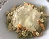 Foto del paso 6 de la receta: Crespos tricolor con salsa Alfredo