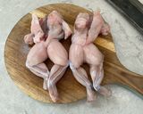 A picture of step 1 of Fried Frog with Garlic and Pepper.