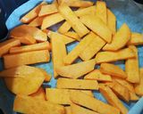 Foto del passaggio 2 della ricetta #430 Sticks di patate dolci in airfryer 🥔🧂🧡