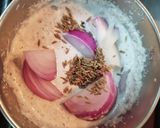 A picture of step 2 of Spicy Brinjal Masala.