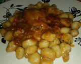 Foto del paso 8 de la receta: Ñoquis caseros con salsa de pollo