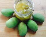 A picture of step 2 of Fresh raw mango murabba.