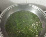 Hình bước làm 3 của món Canh rau má thịt bằm
