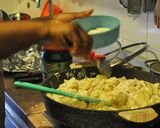Foto del passaggio 7 della ricetta Bacalhau com natas - Baccalà con panna