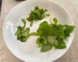 A picture of step 1 of Dried Curry Ox Liver and Tongue with Buffalo Basil.