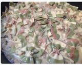 Foto del paso 2 de la receta: Farfalle Bianche Rosse & Verdi de atún y salsa deboletus