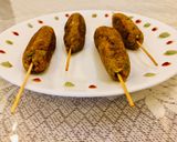 A picture of step 9 of Corn Kababs.