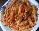 A picture of step 4 of Italian style pasta.