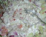 A picture of step 1 of Malai sandwiches.