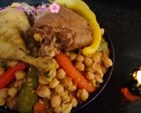 صورة لخطوة 4 من وصفة كسكس بالدجاج 🍗مرق احمر
