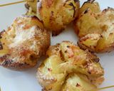 A picture of step 2 of Parmesan spuds.