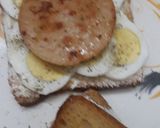 A picture of step 3 of Egg and Salaami Sandwich.