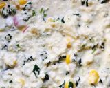 A picture of step 1 of Corn sooji dhokla.