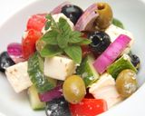 Görög saláta recept (Horiatiki) recept fázis 4 fotója
