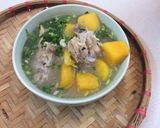 Hình bước làm 4 của món Canh khoai lang hầm xương móng giò