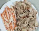 Hình bước làm 4 của món Nộm mít xanh O Gái Kỳ Anh