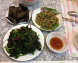 Hình bước làm 7 của món Bánh tráng vừng xúc lươn bằm