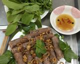 Hình bước làm 10 của món Bánh cuốn gạo lứt Nguyễn Kiệm
