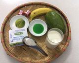 Hình bước làm 1 của món Sinh tố chuối bơ và bạc hà