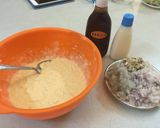 Hình bước làm 2 của món Bánh xèo Kiểu Nhật