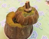 Hình bước làm 6 của món Bí ngô hấp hải sản