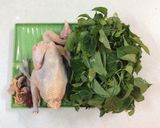 Hình bước làm 1 của món Gà lá giang