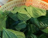 A picture of step 3 of Vietnamese Beef Wrapped in Betel Leaves (Thịt bò cuốn lá lốt) from Long An.