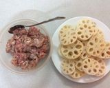 Hình bước làm 2 của món Củ sen nhồi thịt xay