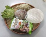 Hình bước làm 1 của món Làm bánh ướt bột gạo lứt cuốn
