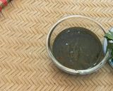 Hình bước làm 1 của món Sinh tố ngải cứu