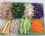 Hình bước làm 2 của món Nộm chay thanh tịnh