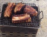 A picture of step 5 of Grilled Pork Belly with Brown Rice Vermicelli Sheets.