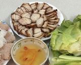 A picture of step 8 of Grilled Pork Belly with Brown Rice Vermicelli Sheets.