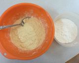 Hình bước làm 1 của món Bánh xèo Kiểu Nhật