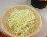 Hình bước làm 1 của món Bắp cải xào giá và cà chua