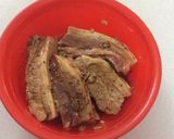 A picture of step 4 of Grilled Pork Belly with Brown Rice Vermicelli Sheets.