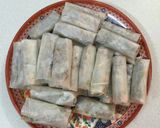 Hình bước làm 5 của món Nem nhân tôm và lá lốt
