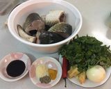 Hình bước làm 2 của món Cá Trắm hấp trong nồi cơm điện cuốn bánh tráng