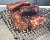 A picture of step 6 of Grilled Pork Belly with Brown Rice Vermicelli Sheets.