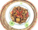 Hình bước làm 4 của món Thịt ba chỉ kho củ cải và đậu phụ