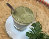 Hình bước làm 2 của món Sinh tố ngải cứu