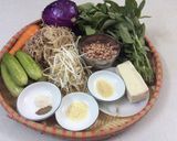 Hình bước làm 1 của món Nộm chay thanh tịnh