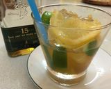 Hình bước làm 3 của món Cocktail chanh đường Brasil