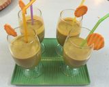 Hình bước làm 5 của món Sinh tố bí đỏ cà rốt giúp D + D 