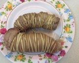 Hình bước làm 3 của món Thịt chân giò bó lạt chiên